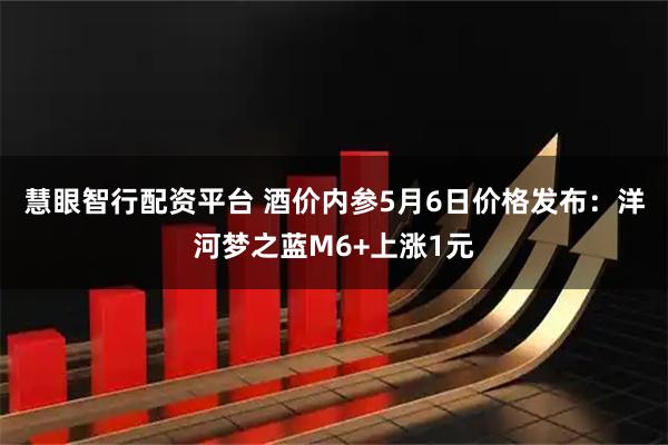 慧眼智行配资平台 酒价内参5月6日价格发布：洋河梦之蓝M6+上涨1元
